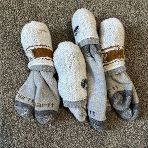 Carhartt Men's Athletic Socks - Gray and Brown Accents